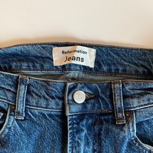 Reformation Liza High Rise Straight Jeans